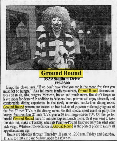 Ground Round - Jun 05 1994 Article (newer photo)